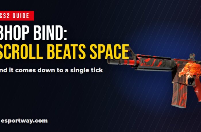 CS2 bhop bind: why the scroll wheel beats the spacebar by one tick