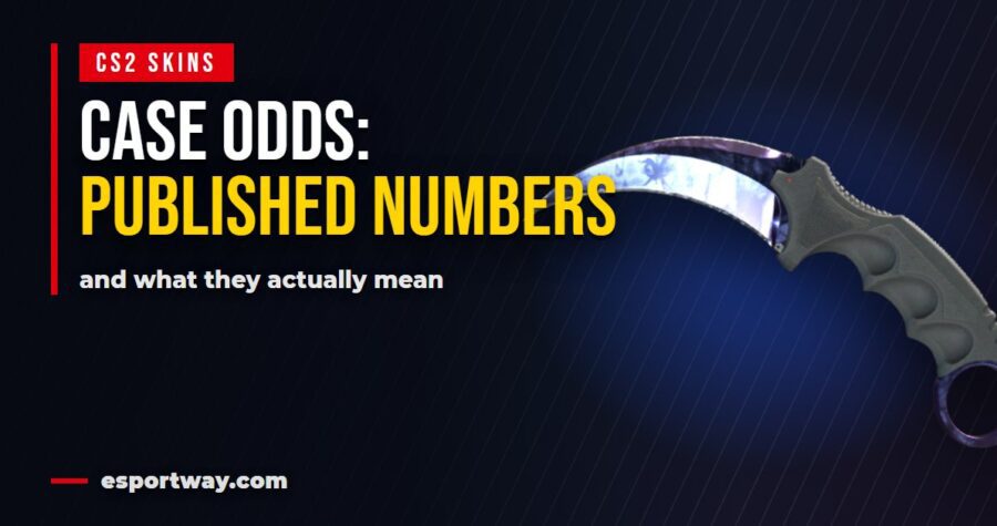 CS2 case odds: Valve publishes the numbers, so use them