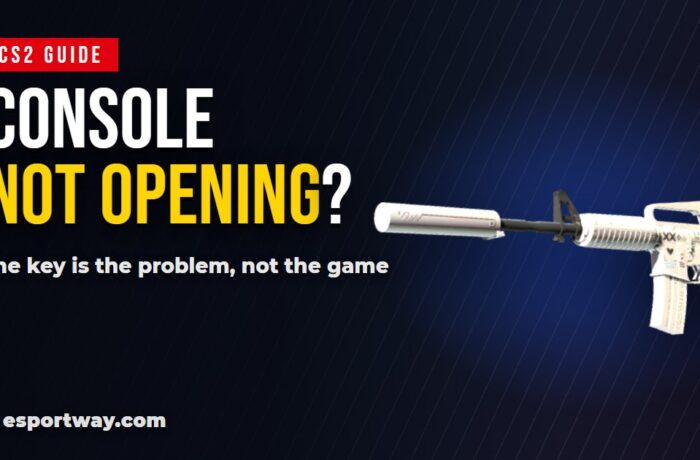 CS2 console not opening: the key is usually the problem, not the game