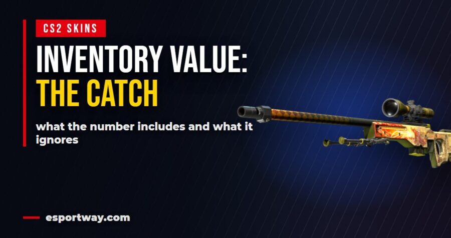 CS2 inventory value: the number is real, the money is not