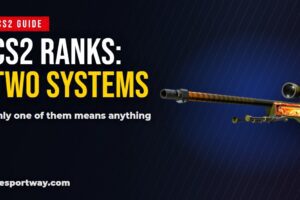 CS2 ranks explained: two scoreboards running on one account