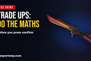 CS2 trade up contracts: the float is arithmetic, only the skin is a draw