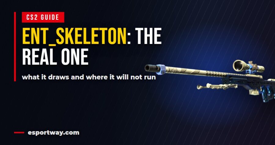 CS2 wallhack command for practice: what ent_skeleton actually shows you