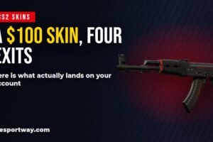 How much do you lose selling CS2 skins? One $100 knife, four exits