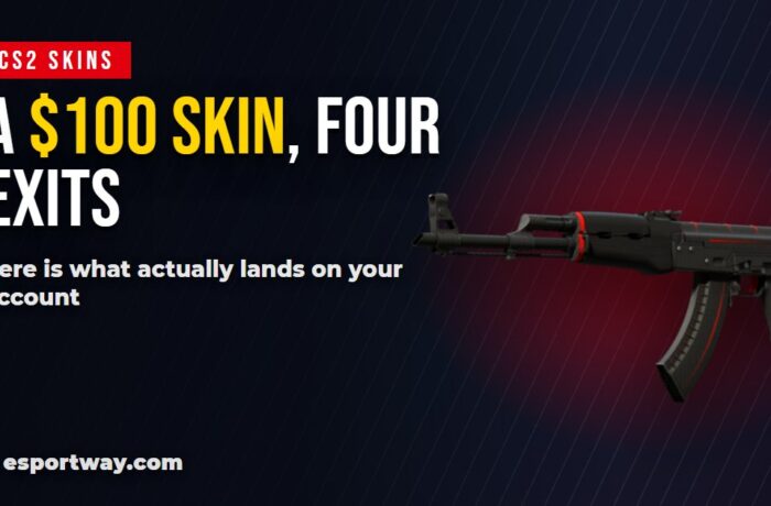 How much do you lose selling CS2 skins? One $100 knife, four exits