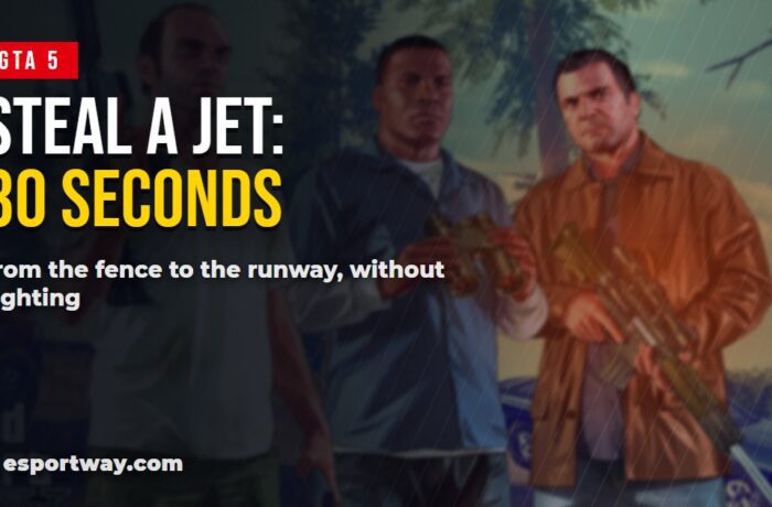 How to steal a fighter jet in GTA 5: four stars and thirty seconds