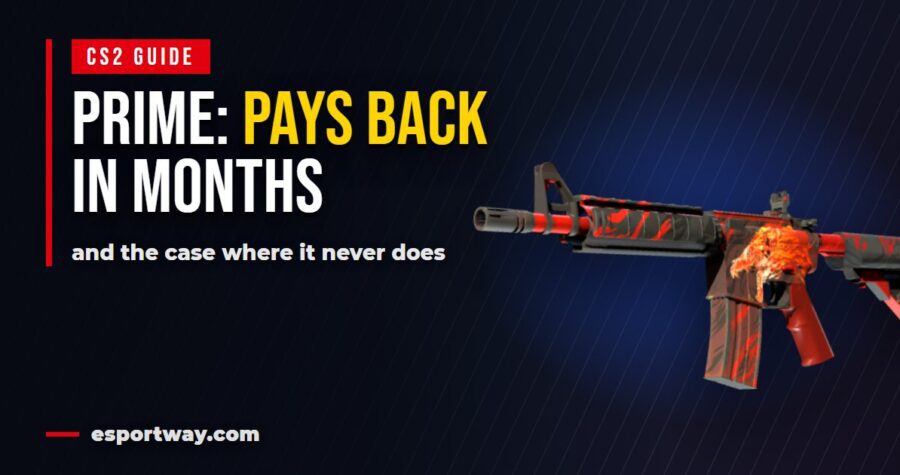 Is CS2 Prime worth it? The drops pay it back in three to seven months