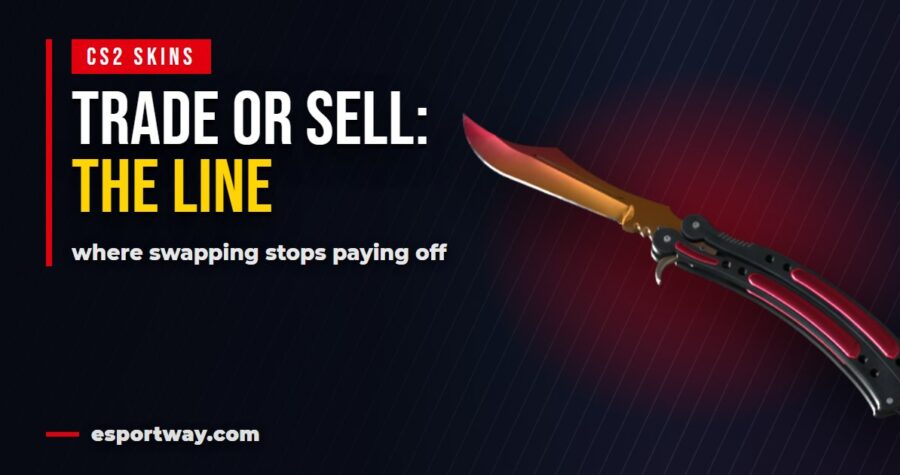 Trade or sell CS2 skins? The threshold where trading stops paying